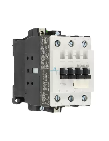 Contactor Siemens 3tf34000ah0 3 polos ac-3,15kw 400v ac-48v